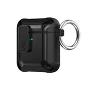 The Airpods1 / 2 Generation Earphone Case AirpodsPro / 3 Wireless Earplug TPU case - Black Air Pods 1 2