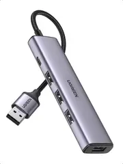 Ugreen 20805 Usb 3.0 4 Port Hub With Usb C Power Usb Cables Hubs & Adapters