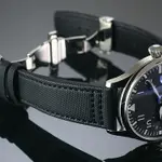 全新 IWC 萬國錶代用進口高級強化纖維雙向摺疊扣錶帶 (22MM.21MM.20MM)