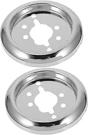 Garneck 2pcs Gas Burner Control Knob Base for BBQ Grills and Gas Stoves Durable Material with Polished Finish Versatile Replacement for Cooktop and Oven Reliable for Outdoor Cooking Needs