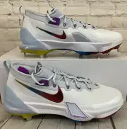 Nike FV4575-106 Force Zoom Trout 9 Elite PRM Metal Baseball Cleats White US 12