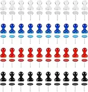 40 Sets Colorful Magnetic Thumb Tacks, Magnet Metal Push Pins, Poster Hangers for Cork Board, Bulletin Board, Cubicle, Wall and Classroom