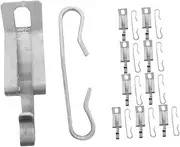 HOMSFOU Space Saver Hanger Hooks Metal Gutter Clips for Roof Cable Management 20 Pack