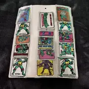 Vtg 1990 TMNT Ninja Turtles Selectra Prism Vending Novelty Sticker Set 15x NOS