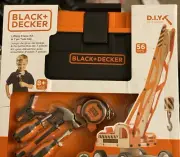 Black & Decker LIFTING CRANE Building Set +TOOL BOX & Tool Set 56 Pieces NEW