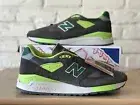 New Balance 998 x J. Crew Midori Classic Gray Green M998JL3 Size 11 Made In USA
