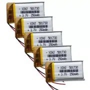 3.7V 250 mAh Polymer Li Battery For Headphones Bluetooth smart watch GPS 501730