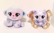 NICE! GUND P.Lushes 6" Pet Set: Gem Stars Skylar Royale & Fashion Elle L'phante