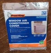 FROST KING Gray Window Air Conditioner Cover fits up to 15,000 BTUs & up #AC5