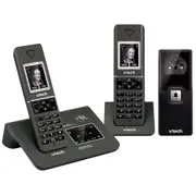 Vtech 15951 Twin Dect 6.0 Cordless Home Phone W Video Doorbell Answering Machine Cordless Telephones
