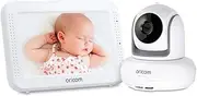 Oricom Secure 875 Touchscreen 5" Premium Video Baby Monitor - Motorised Pan Tilt Zoom, Temperature, Lullabies, White Noise, Feed Timer, Parent Two-Way Talk Back, HD Audio, Night Vision (SC875)