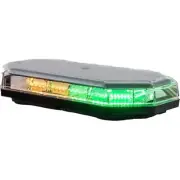 NEW BUYERS 15 INCH OCTAGONAL LED MINI LIGHT BAR - AMBER/GREENE 8891069