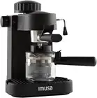 IMUSA Espresso Maker 4-Cup Espresso Cappuccino Maker 800W Coffee Machine, Black