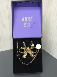 在飛比找Yahoo!奇摩拍賣優惠-ANNA SUI 美國進口品牌 項鏈飾品 兩條一組