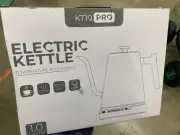 Electric Gooseneck Kettle, Temperature Control, for Pour Over Coffee - Black