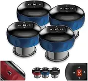 Levide Smart Cupping, Levide Smart Cupping Massager, 12 in 1 Therapy Massager, Electric Gua Sha (Blue,4 pc)