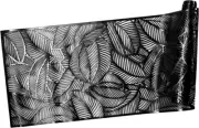Maxwell & Williams Table Accents Cut-Out Runner 35X180Cm Leaf Black
