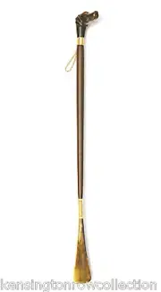 BROWN LABRADOR RETRIEVER LONG REACH SHOE HORN - 27"L