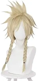 Anime Cosplay Claude Braid Hair Blonde Wig for Party Daily Halloween Yellow