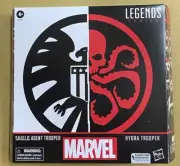 HASBRO MARVEL LEGENDS 6" SHIELD AGENT & HYDRA TROOPER 2-PACK