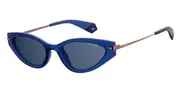 Polaroid PLD 4074/S Polarized PJP/C3 Women’s Sunglasses Blue Size 53