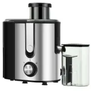 Costway Juicers 400-W 44-oz Masticating Dual-Speed Nonslip Pads Stainless Steel