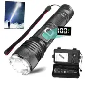 Rechargeable Flashlights High Lumens, 30000lm Super Bright&Long-Range