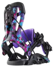 2025 Nidecker FLOW Fuse Fusion Miami Camo Snowboard Bindings Large (8-11)