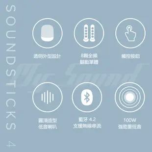 【harman kardon】SoundSticks 4 藍牙喇叭 水母喇叭
