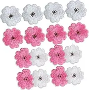CIMAXIC 30Pcs Cartoon Iron Patches Multi Function Wear Resistant Decorative Embroidered Patches for DIY Clothing Hats Coats Lightweight Durable Design