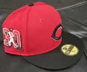 New Era 59Fifty 7 1/4 CINCINNATI REDS Ken Griffey Jr Exclusive Patch Fitted Cap