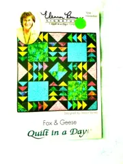 Quilt In A Day Fox & Geese Eleanor Burns Patterns
