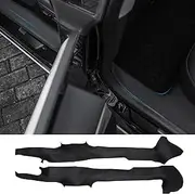 YIJINSHENG for Tesla Model 3 Highland 2024 2025 Door Sill Protector Front and Rear Door Entry Guard Carpet Pedal Kick Protection Strip Interior Accessories (2 Packs)
