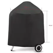 Round BBQ GardenBarbecue Grill-Cover Outdoor Waterproof Smoker-Kettle