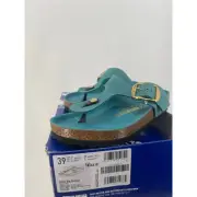Birkenstock Gizeh Big Buckle Ladies 8 Men's 6 EU 39 Biscay Bay Regular fit