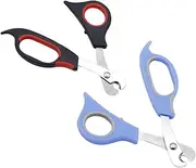 2pcs Creative Scissor Pill Cutter for Diabetics Portable Pill Divider Compact Medicine Splitter Easy to Use for Home Travel Random Color