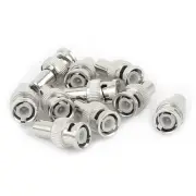 10 Pcs BNC Male to RCA Female Jack RF Coaxial Cable Connector Adapter