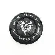 Car Start Button Cover Skull Head Start Stop Push Protector Decor Sticker Trim (for: Volvo)