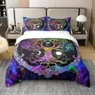 of Life Duvet Cover Queen Size Sun and Moon Bedding Set for Kids