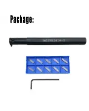 5/8" MGIVR Lathe Grooving Cut-Off Parting Tool Holder + 10x MGGN200 Inserts