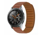Magnetic Silicone Watch Straps Compatible with the Xiaomi Amazfit GTS 4 - Brown