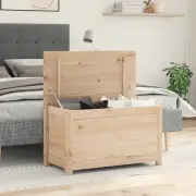 Storage Box 80x40x45.5 cm Solid Wood Pine Outdoor Garden Furniture Organiz 23534
