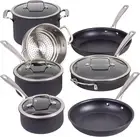"Cuisinart 11-Piece Hard Anodized Nonstick Cookware Set, Induction & Dishwasher