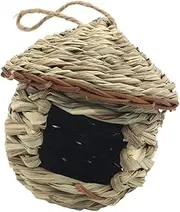 FONDOTIN 1Pc Woven Bird Nest for Birds Creative Hanging for Garden Patio Attracts Canaries Parrots and Larks Space Saving Design