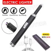 Electronic USB Rechargeable Pulse Arc Candle Lighter Kitchen Camping Stove BBQ