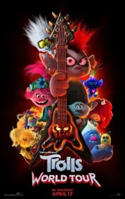 TROLLS WORLD TOUR MOVIE POSTER 2 Sided ORIGINAL Ver C 27x40 JUSTIN TIMBERLAKE