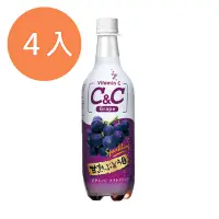 在飛比找蝦皮商城優惠-黑松C&C氣泡飲(葡萄口味)500ml(4入)/組 【康鄰超