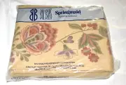 Bill Blass Springmaid Non-Iron Percale Gwyneth King Flat Sheet