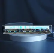 Acrylic Display case for Lego® The Orient Express Train 21344 3mm Thickness dust-Free and Crystal Clear Display case with Screw (Lego Set is not Included) (with Background) AU Stock