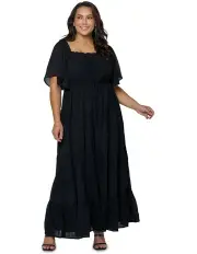 [Sunday in the City] High Voltage Maxi Dress in Black